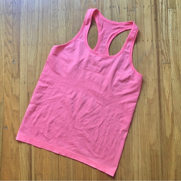 Lululemon Swiftly tech racerback Heathered flash light? 4, 10 - Picture 1 of 2